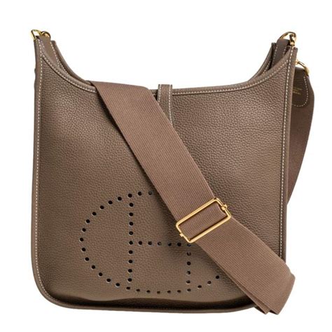 sac hermes evelyne taupe|hermes evelyne purse.